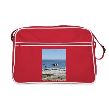 Vacay mode - Retro Bag - red/white - Front