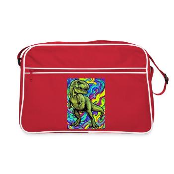 dinosaur - Retro Bag - red/white - Front