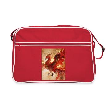 The Solar Sovereign: Phoenix (Fenghuang) - Harmon - Retro Bag - red/white - Front