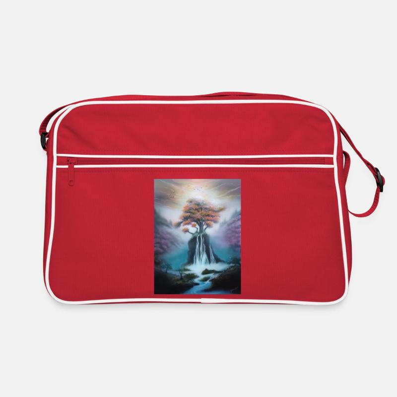 Traumlandschaft  Retro Tasche
