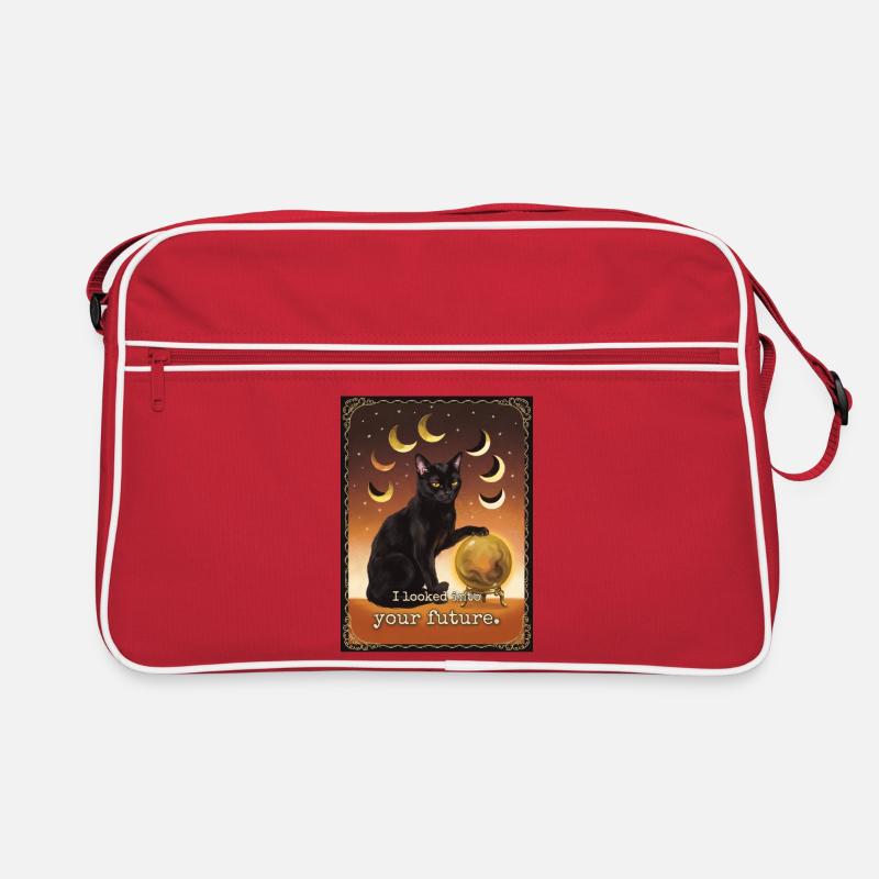Zukünftige Nope-Katze Retro Tasche