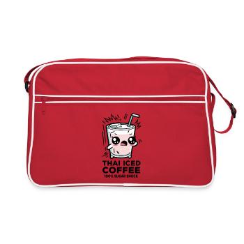 Thai Iced Coffee Kawaii Cup - Retro Bag - red/white - Front