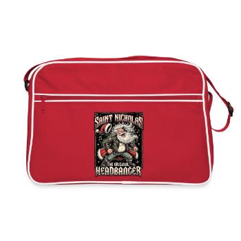Nikolaus Headbanger - Retro Bag - red/white - Front