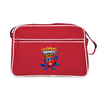 Baie du Super Héros Baie - Sac Retro - rouge/blanc - Devant