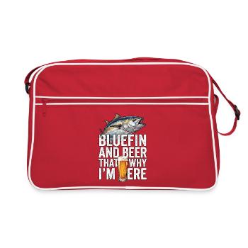 Bluefin Beer Fishing - Retro Bag - red/white - Front