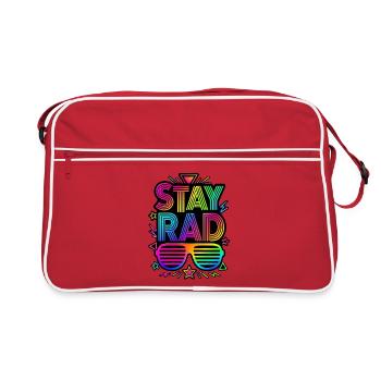 80's Costume 80s - Retro Bag - red/white - Front