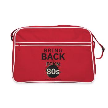 BringBackTheFCKN80s - Retro Bag - red/white - Front