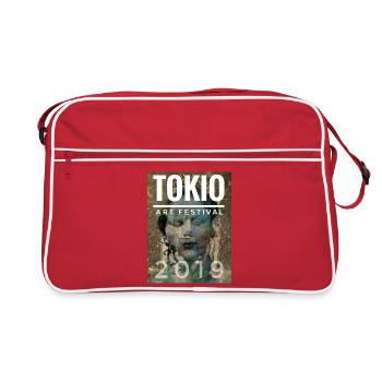 TOKIO Art Festival - Retro Tasche - Rot/Weiß - Vorne