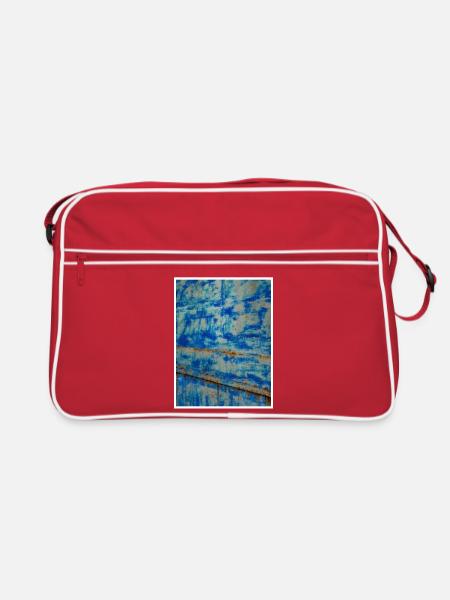 WIE KUNST. - Retro Tasche - Rot/Weiß