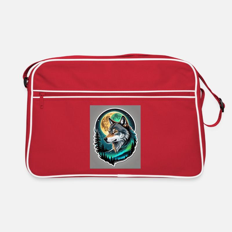 Mondwald-Wolfensiegel Retro Tasche