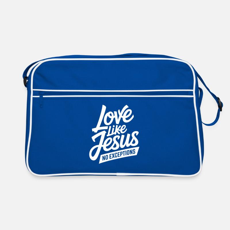 L’amour comme Jésus sans exception Chrétien Sac Retro