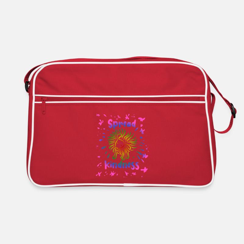 Spread Kindness - Dog Shakes Itself Retro Bag