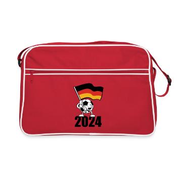 Conte de fées d’été, bal avec drapeau allemand 2024 - Sac Retro - rouge/blanc - Devant