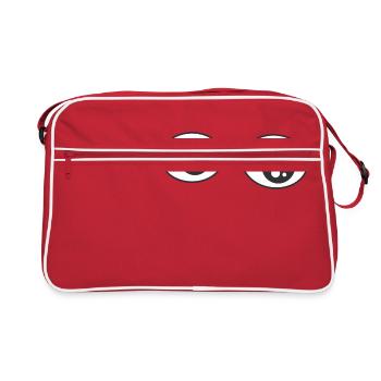 Eyes of the eyesight object - Retro Bag - red/white - Front