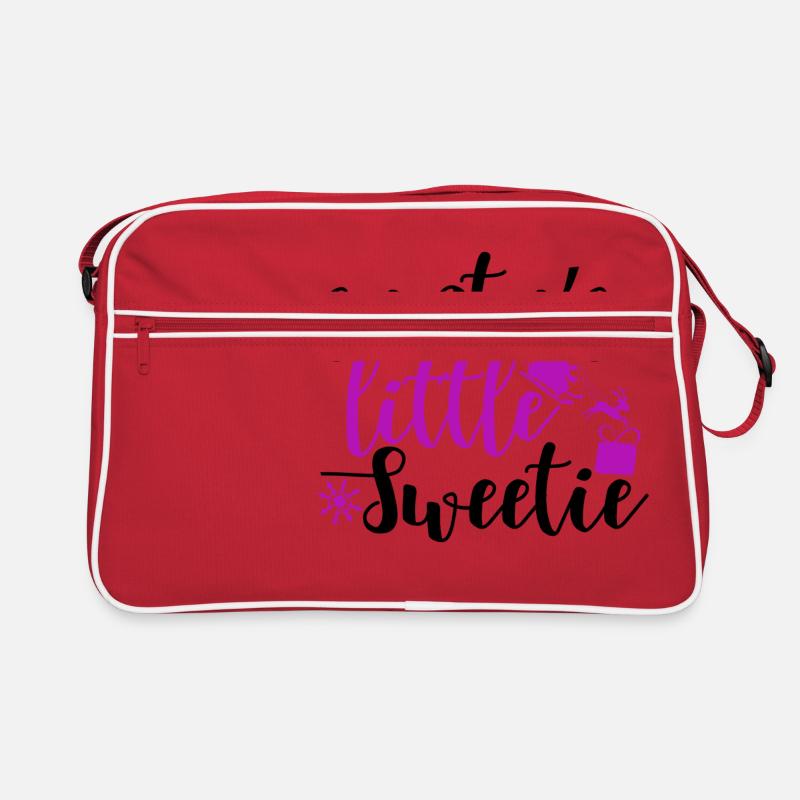 Santa - Retro Tasche - Rot/Weiß