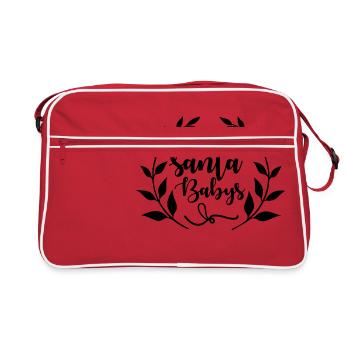 Bébés Père Noël - Sac Retro - rouge/blanc - Devant