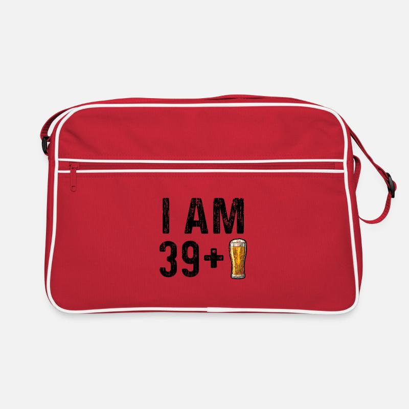 J'ai 39 ans et plus - 40e anniversaire Sac Retro