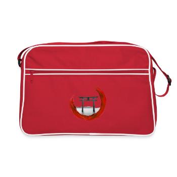 Conception Japon Torii - Sac Retro - rouge/blanc - Devant