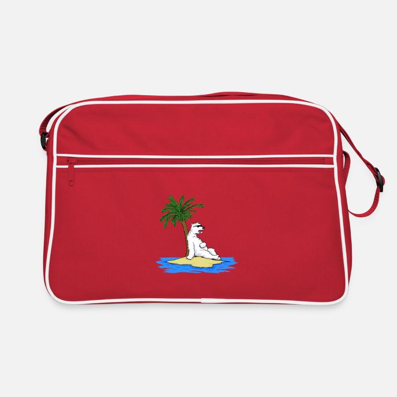 Heißer Eisbär Retro Tasche