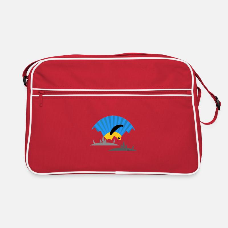 Gleitschirm Pilot Paragliding Leidenschaft Retro Tasche