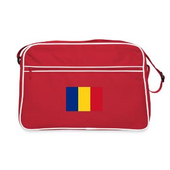 FLAG OF ROMANIA - Retro Bag - red/white - Front