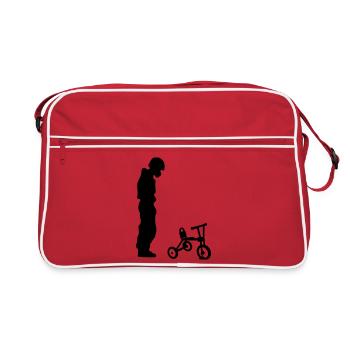 biker - Retro Bag - red/white - Front