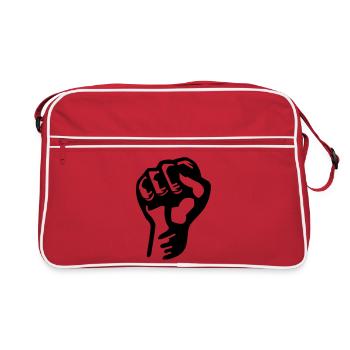 fist - Retro Bag - red/white - Front