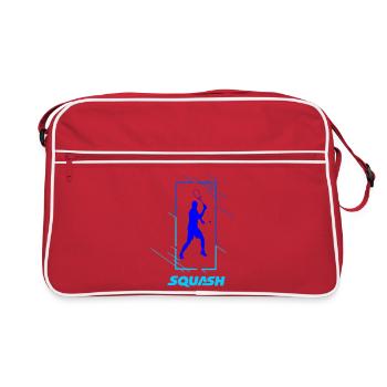 Quetschen - Retro Tasche - Rot/Weiß - Vorne