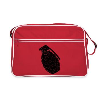 Hand grenade - Retro Bag - red/white - Front