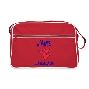 ESCALADE. CLIMB. CLIMBING. ESCALADE. VAN. GRIMPE. - Sac Retro - rouge/blanc - Devant