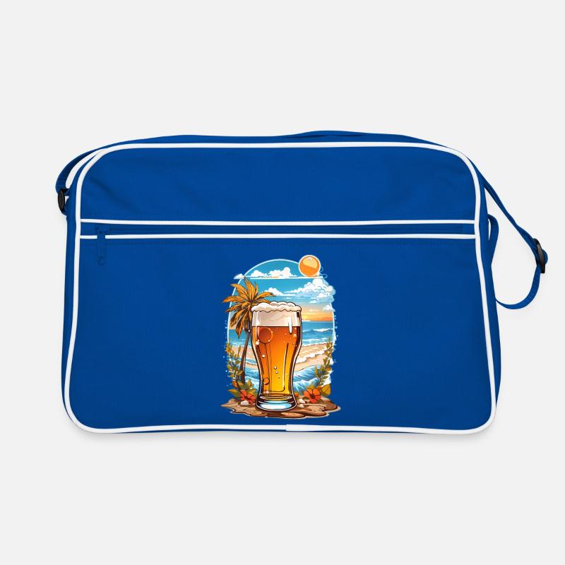 Strand Bier Retro Tasche