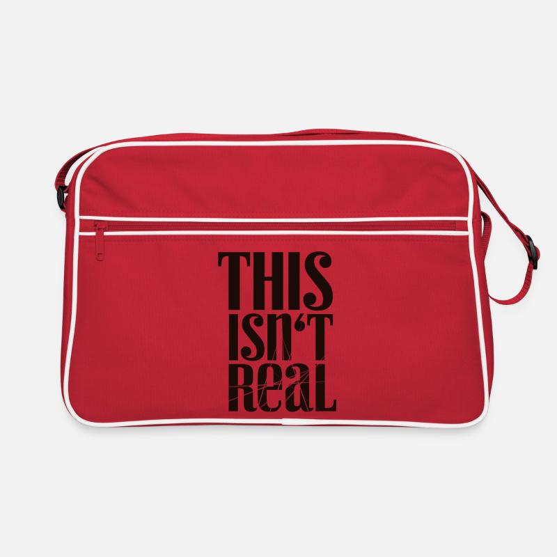 This Isn't Real Tee Retro Tasche