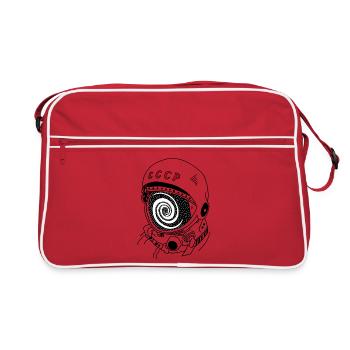 Rêve déçu de conquête spatiale - Sac Retro - rouge/blanc - Devant