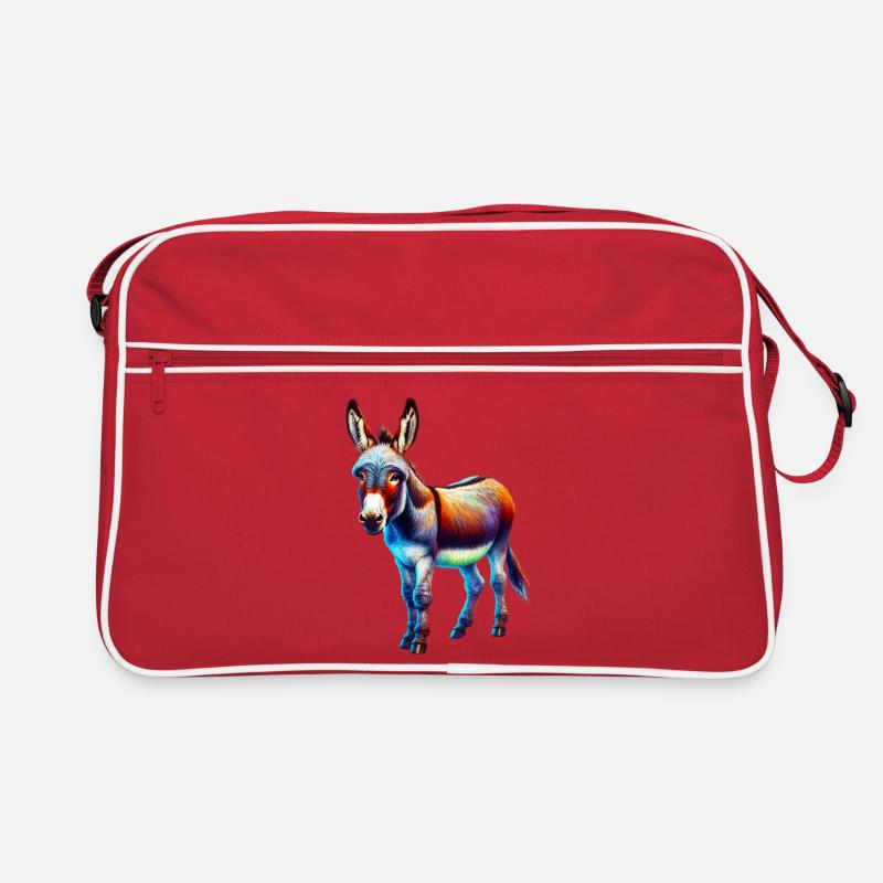 Esel-Maultier Retro Tasche