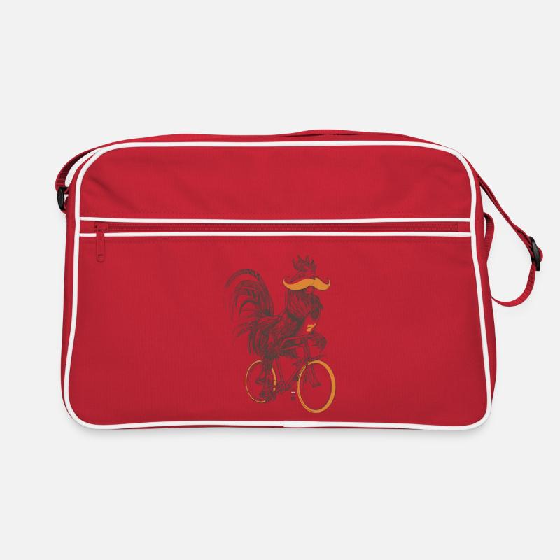 Coq & Bicycles Sac Retro