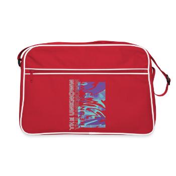 The Unknown – Digital Distortion - Retro Bag - red/white - Front