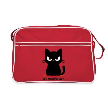 Murder Day - Retro Bag - red/white - Front