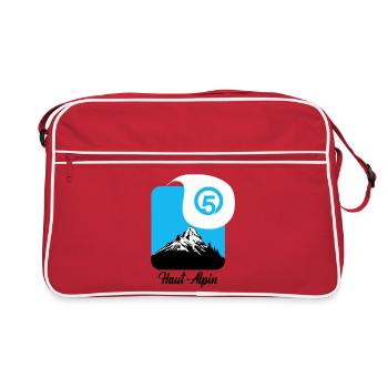 Haut Alpin département des hautes alpes 05 - Retro Bag - red/white - Front