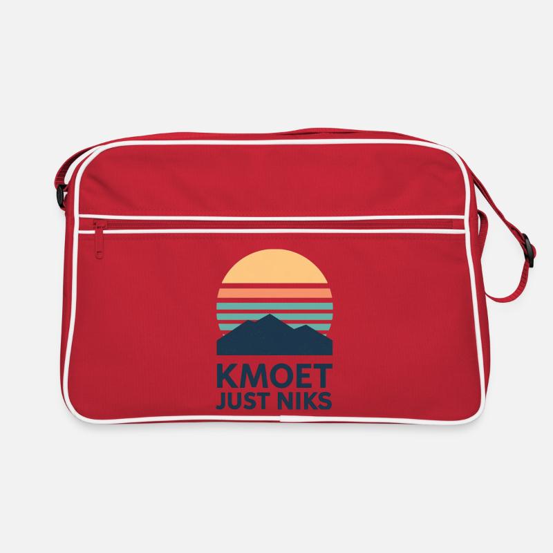 Kmoet just nothing, Antwerp dialect Shirts Retro Bag