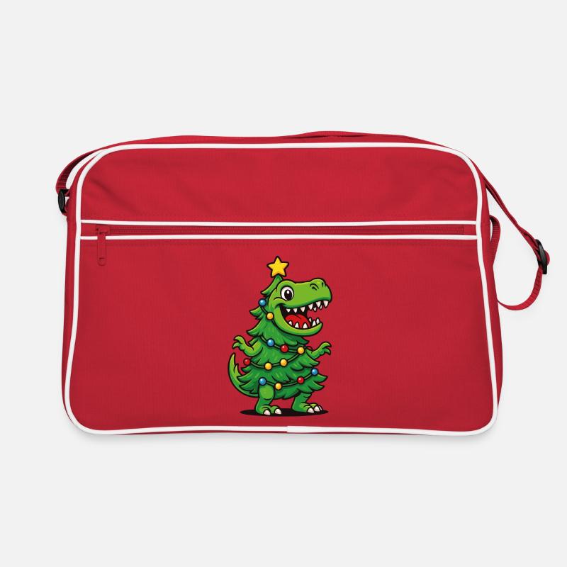 Tree-Rex – Jeu de mots rétro de Noël T-Rex Dino Sac Retro