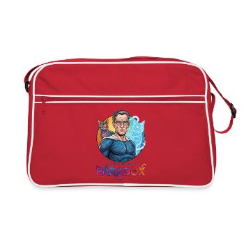 Paradoxe Cosmo Schrödinger - Sac Retro - rouge/blanc - Devant
