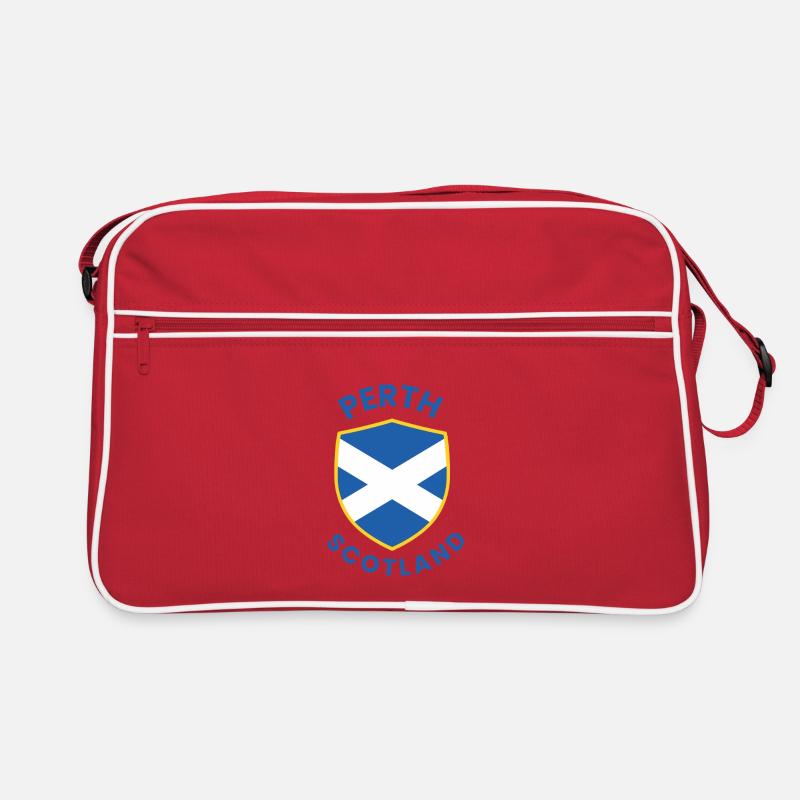 Perth Scotland Crest Shield Retro Bag