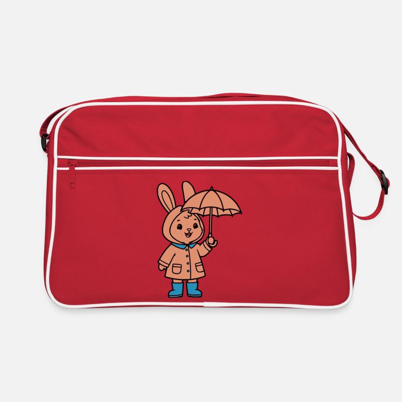 Petit parapluie de lapin mignon Sac Retro