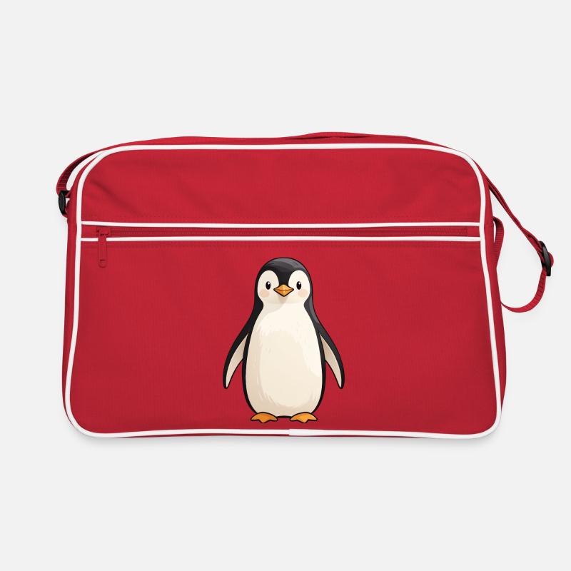 Style dessin animé Penguin mignon Sac Retro