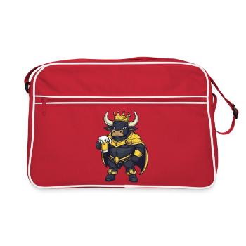 Taurus Beer King - Retro Bag - red/white - Front