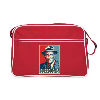 Burroughs Pop Art Portrait - Retro Bag - red/white - Front