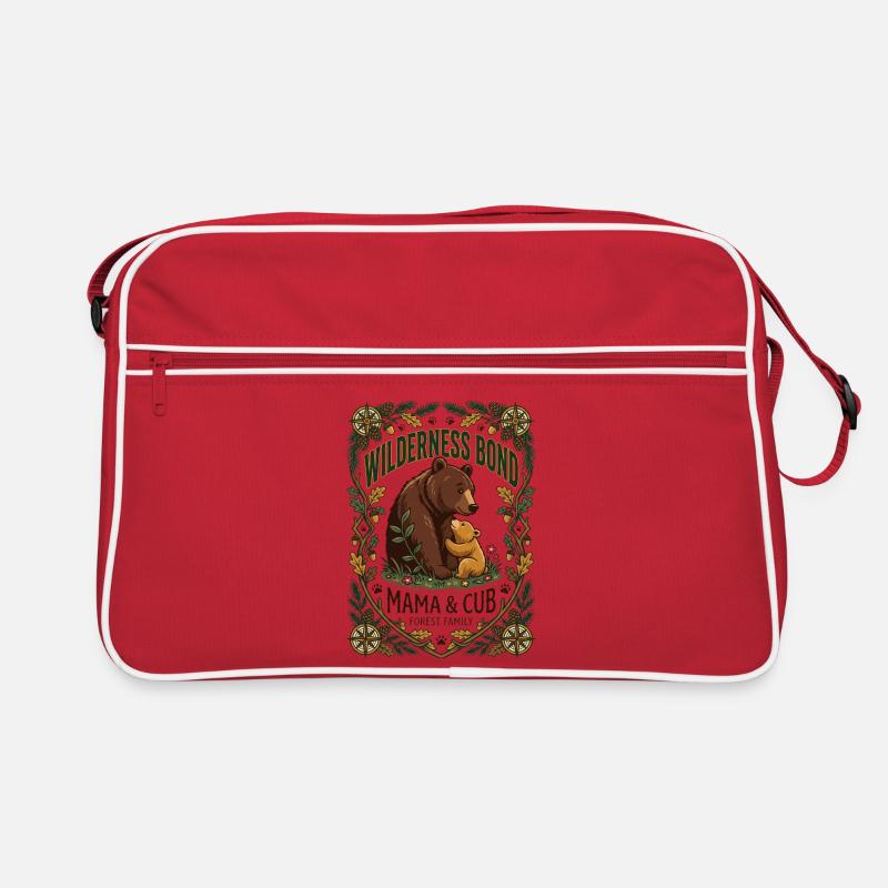  Mama Bear & Cub Retro Bag