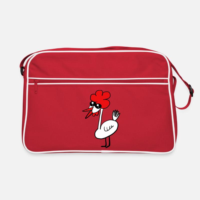 poulet poulets volaille drôle Sac Retro
