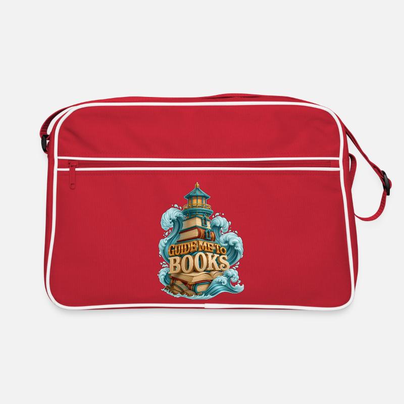 Guide Me To Books Magical Lighthouse Retro Bag