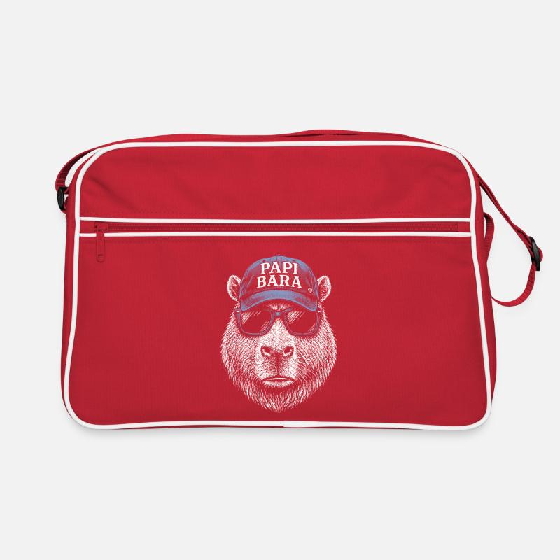 Papi Bara Bear with Sunglasses Retro Bag